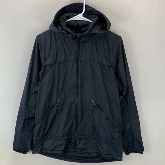 Lululemon Jacket Lightweight Wind-Resistant Activewear Women’s 6 Black Full Zip - Picture 1 of 14